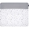 Alvi Cambiador Con Funda Estrellas Gris Plateado Exclusivo 70 X 85 Cm