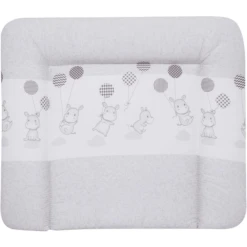 Alvi Cambiador Molly Lámina De Plástico Hipopótamo Plateado 70 X 85 Cm