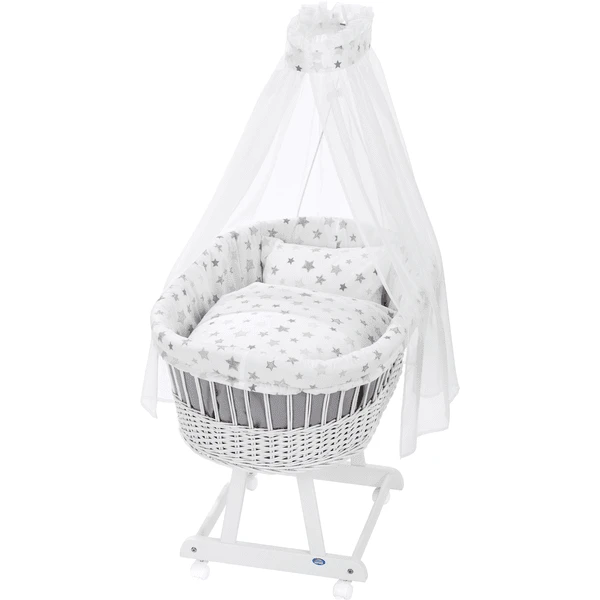 Alvi® Moisés Birthe Blanco 777-9 Estrella Plateada 1 Alvi® Moisés Birthe Blanco 777-9 Estrella Plateada