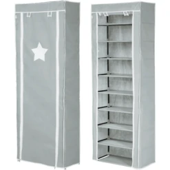 Roba Armario De Almacenamiento Textil L Little Stars 58.0 X 28.0 X 142 Cm -Productos Para Bebes armario de almacenamiento textil l little stars 58 0 x 28 0 x 142 cm a304716 4