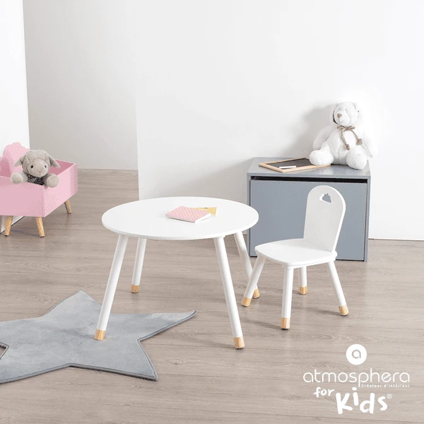 Atmosphera Silla Infantil Douceur Blanca 4 Atmosphera Silla Infantil Douceur Blanca - Imagen 4