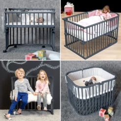 Babybay Armazón De Cuna Colecho Boxspring Gris -Productos Para Bebes babybay armazon de cuna colecho boxspring gris a212347 3