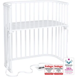 Babybay Boxspring Cama Supletoria Blanco Con Colchón Class Ic Cotton Soft -Productos Para Bebes babybay boxspring cama supletoria blanco con colchon class ic cotton soft a415131 4