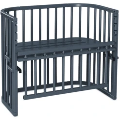 Babybay Cuna Colecho Maxi Comfort Plus Lacado Gris Pizarra