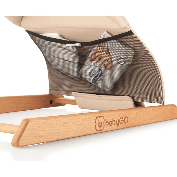 BabyGO Hamaca Infantil Skippy Beige 4 BabyGO Hamaca Infantil Skippy Beige - Imagen 4