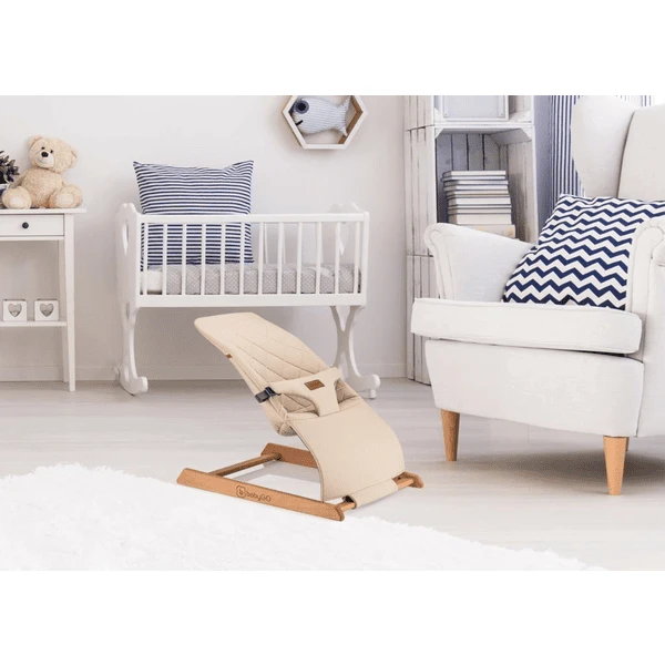 BabyGO Hamaca Infantil Skippy Beige 5 BabyGO Hamaca Infantil Skippy Beige - Imagen 5
