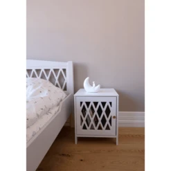 Cam Cam Copenhagen Mesita De Noche Harlequin Blanca -Productos Para Bebes cam cam copenhagen mesita de noche harlequin blanca a370752 4