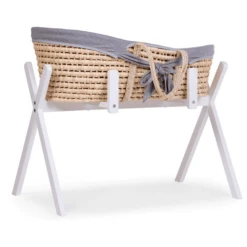 Childhome CHILD HOME Cesta De Mosaico De Hoja De Maíz Incl. Colchón Y Funda Gris -Productos Para Bebes child home cesta de mosaico de hoja de maiz incl colchon y funda gris a330507 3