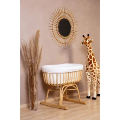 Childhome CHILD HOME Cuna De Ratán Con Funda De Jersey, Colchón Y Nido -Productos Para Bebes child home cuna de ratan con funda de jersey colchon y nido a326038 4