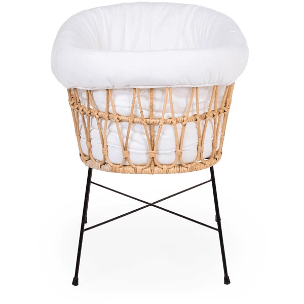 Childhome CHILD HOME Cuna Moisés De Ratán Patas Metálicas Con Colchón Y Nido 2 Childhome CHILD HOME Cuna Moisés De Ratán Patas Metálicas Con Colchón Y Nido - Imagen 2