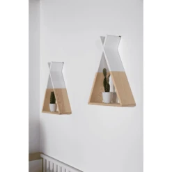 Childhome CHILD HOME Estantería De Pared Tipi Nature-blanco -Productos Para Bebes child home estanteria de pared tipi nature blanco a287306 2