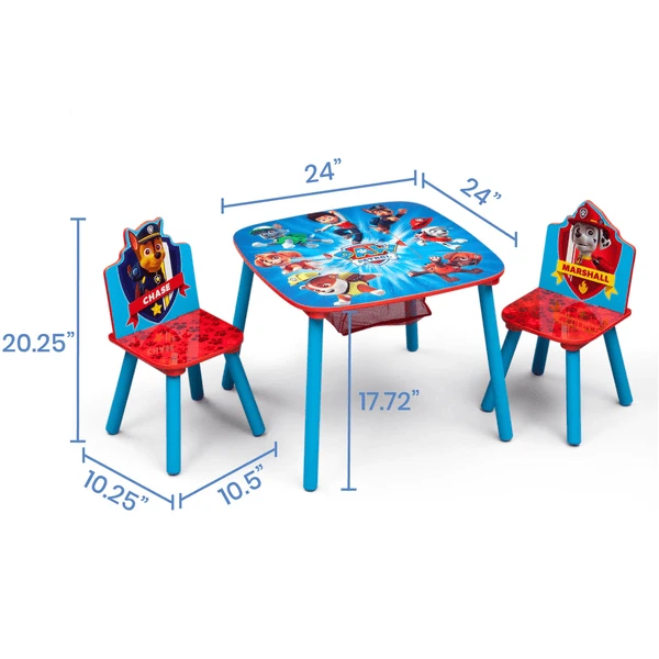 Delta Children Delta Child Ren Juego De Mesa Y Silla De Almacenamiento De La Patrulla Canina 1 Delta Children Delta Child Ren Juego De Mesa Y Silla De Almacenamiento De La Patrulla Canina