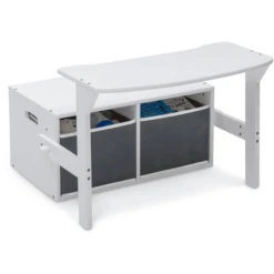 Delta Children Delta Child Ren MySize Banco De Actividades Reversible Con Almacenaje - Blanco -Productos Para Bebes delta child ren mysize banco de actividades reversible con almacenaje blanco a405425 3