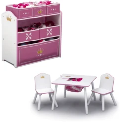 Delta Children Organizador De Juguetes Princess Crown -Productos Para Bebes delta children organizador de juguetes princess crown a332540 3