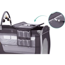 Fillikid Cuna De Viaje ALU Mailand Gris -Productos Para Bebes fillikid cuna de viaje alu mailand gris a268820 3