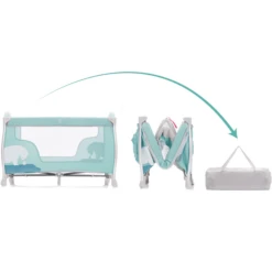 Fillikid Cuna De Viaje Alu Milan Oso Polar Menta -Productos Para Bebes fillikid cuna de viaje alu milan oso polar menta a377034 2