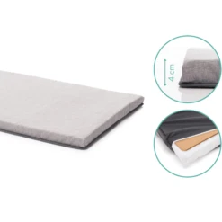 Fillikid Cuna De Viaje Paris Con Colchón Confort Gris Claro Melange -Productos Para Bebes fillikid cuna de viaje paris con colchon confort gris claro melange a299314 3