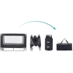 Fillikid Cuna De Viaje Paris Con Colchón Confort Gris Oscuro Melange -Productos Para Bebes fillikid cuna de viaje paris con colchon confort gris oscuro melange a299311 2