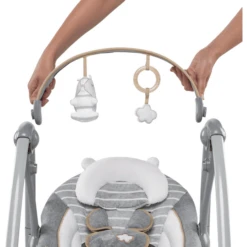 Ingenuity Asiento Portátil Para Hamaca De Bebé Swing 'n Go Bella Teddy -Productos Para Bebes ingenuity asiento portatil para hamaca de bebe swing n go bella teddy a319533 4