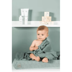 Jollein Funda Cojín Cambiador River Knit Ash Green 50x70 Cm -Productos Para Bebes jollein funda cojin cambiador river knit ash green 50x70 cm a283003 3