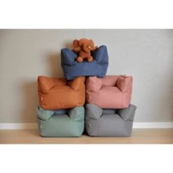 Jollein Silla Infantil Beanbag Azul -Productos Para Bebes jollein silla infantil beanbag azul a325495 2