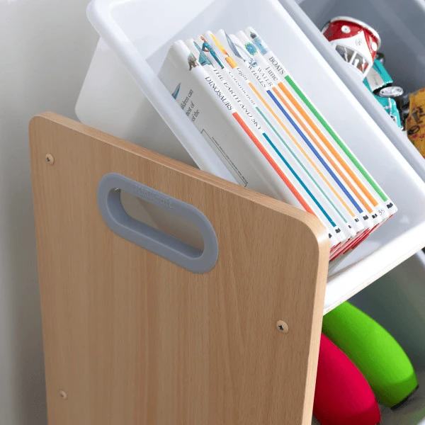 KidKraft® Sistema De Almacenamiento Gris 12 Cajas 4 KidKraft® Sistema De Almacenamiento Gris 12 Cajas - Imagen 4