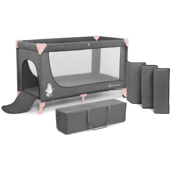 Kinderkraft Cuna De Viaje Joy Pink 1 Kinderkraft Cuna De Viaje Joy Pink