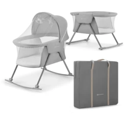 Kinderkraft Cuna Mecedora 3 In 1 Lovi Grey -Productos Para Bebes kinderkraft cuna mecedora 3 in 1 lovi grey a284914 2