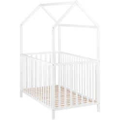 Kindsgard Cama Casa Lillehus 70 X 140 Cm Blanco -Productos Para Bebes kindsgard cama casa lillehus 70 x 140 cm blanco a337565 4