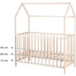 Kindsgard Cama Casa Lillehus 70 X 140 Cm Nature -Productos Para Bebes kindsgard cama casa lillehus 70 x 140 cm nature a337564 2