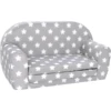 Knorr® Toys Sofa Infantil Stars, Gris/blanco