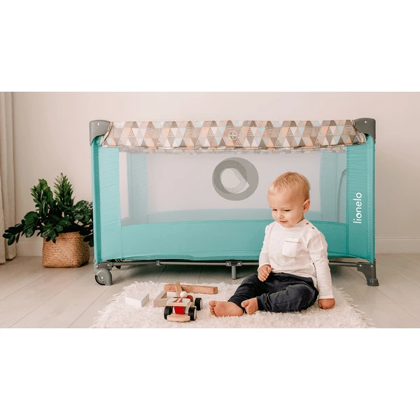 Lionelo Cuna De Viaje Stefi Pink Rose 2 Lionelo Cuna De Viaje Stefi Pink Rose - Imagen 2