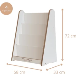 Mumy™ Estantería EasyTALL White / Nature -Productos Para Bebes mumy estanteria easytall white nature a375004 2