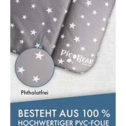 Pic Bear Cambiador 72x85cm Estrellas Gris Blanco 7 Pic Bear Cambiador 72x85cm Estrellas Gris Blanco -Productos Para Bebes pic bear cambiador 72x85cm estrellas gris blanco a409648 2