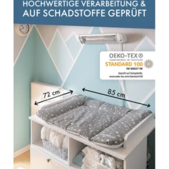 Pic Bear Cambiador 72x85cm Estrellas Gris Blanco 9 Pic Bear Cambiador 72x85cm Estrellas Gris Blanco -Productos Para Bebes pic bear cambiador 72x85cm estrellas gris blanco a409648 4