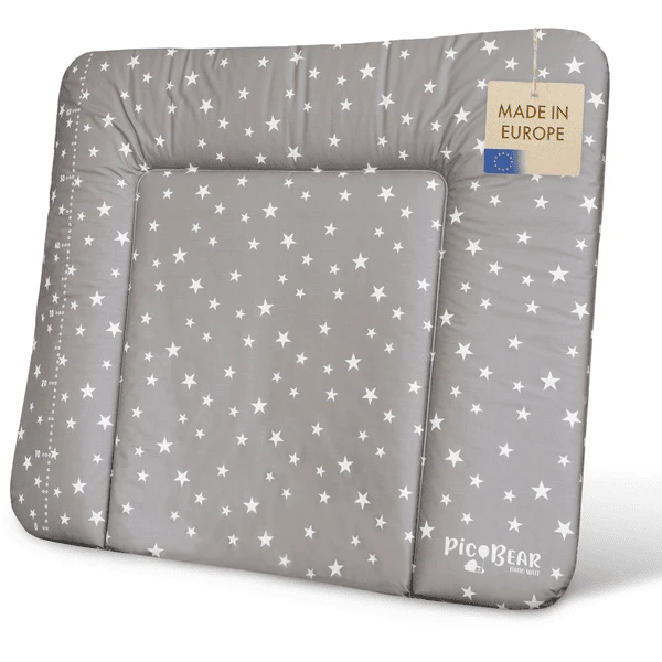 Pic Bear Cambiador 72x85cm Estrellas Gris Blanco 1 Pic Bear Cambiador 72x85cm Estrellas Gris Blanco
