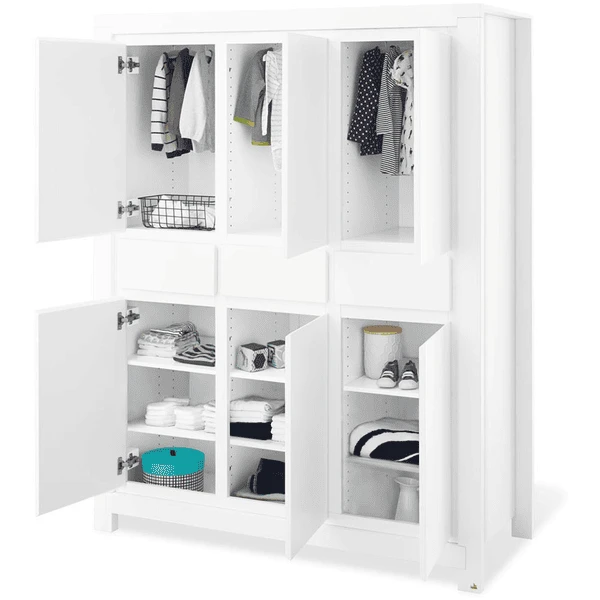 Pinolino Pino Armario Lino 6 Milk Puertas 2 Pinolino Pino Armario Lino 6 Milk Puertas - Imagen 2