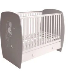 Polini Kids Cuna French 710 Amis Gris-blanco 7 Polini Kids Cuna French 710 Amis Gris-blanco -Productos Para Bebes polini kids cuna french 710 amis gris blanco a273780 2