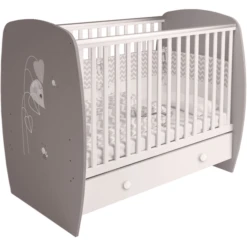 Polini Kids Cuna French 710 Amis Gris-blanco 9 Polini Kids Cuna French 710 Amis Gris-blanco -Productos Para Bebes polini kids cuna french 710 amis gris blanco a273780 4