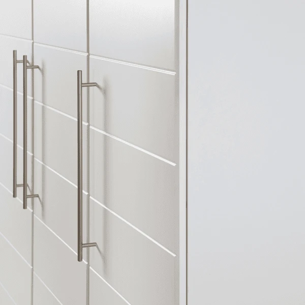 Roba Armario Nele 3 Puertas Blanco 4 Roba Armario Nele 3 Puertas Blanco - Imagen 4