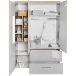 ROBA Armario Tobi 3 Puertas -Productos Para Bebes roba armario tobi 3 puertas a280686 4