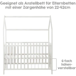 Roba Cama De Casa 60 X 120 Cm Blanca -Productos Para Bebes roba cama de casa 60 x 120 cm blanca a307703 4