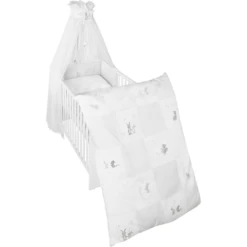 Roba Combi-Set De Cuna Blanco Zorro & Conejo -Productos Para Bebes roba combi set de cuna blanco zorro conejo a173618 2