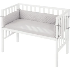 Roba Cuna Colecho 2en1 Blanco Style Gris -Productos Para Bebes roba cuna colecho 2en1 blanco style gris a308685 1