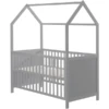 Roba Cuna En Forma De Casa 70 X 140 Cm Taupe