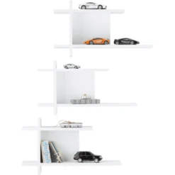 Roba Estantería De Pared Juego De 3 Nordic Blanco -Productos Para Bebes roba estanteria de pared juego de 3 nordic blanco a317216 3