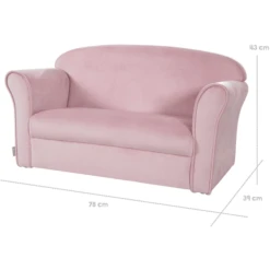 Roba Sofá Para Niños, Mauve -Productos Para Bebes roba sofa para ninos mauve a313265 3