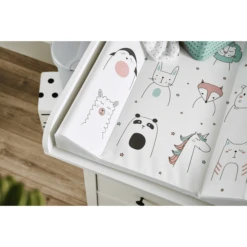 Rotho Babydesign Rotho Baby Design Cambiador De Cuña Happy Faces Blanco 50 X 70 Cm -Productos Para Bebes rotho baby design cambiador de cuna happy faces blanco 50 x 70 cm a290421 3