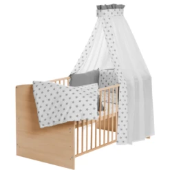 Schardt Cama Completa Classic Line 70x140cm Natural Grande Stars Gris