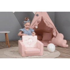 Singlesofa Sofá Infantil Dance Of Stars Pink -Productos Para Bebes singlesofa sofa infantil dance of stars pink a363727 4